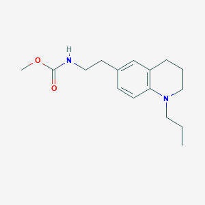 molecular formula C16H24N2O2 B2650203 Methyl (2-(1-propyl-1,2,3,4-tetrahydroquinolin-6-yl)ethyl)carbamate CAS No. 955791-28-3