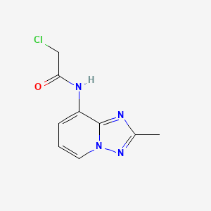 2-Chloro-N-(2-methyl-[1,2,4]triazolo[1,5-a]pyridin-8-yl)acetamide
