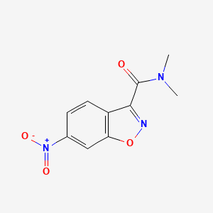 N,N-dimethyl-6-nitro-1,2-benzoxazole-3-carboxamide