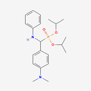 4-[anilino-di(propan-2-yloxy)phosphorylmethyl]-N,N-dimethylaniline