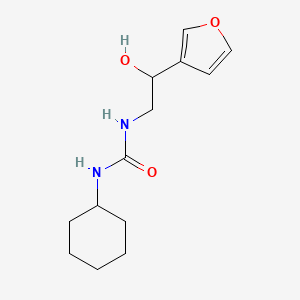 1-Cyclohexyl-3-(2-(furan-3-yl)-2-hydroxyethyl)urea