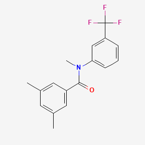 N,3,5-trimethyl-N-[3-(trifluoromethyl)phenyl]benzamide
