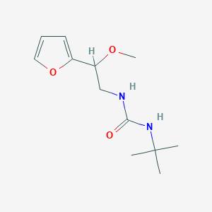 1-(Tert-butyl)-3-(2-(furan-2-yl)-2-methoxyethyl)urea