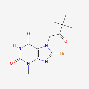 7-(3,3-Dimethyl-2-oxobutyl)-8-bromo-3-methyl-1,3,7-trihydropurine-2,6-dione
