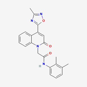 N~1~-(2,3-dimethylphenyl)-2-[4-(3-methyl-1,2,4-oxadiazol-5-yl)-2-oxo-1(2H)-quinolinyl]acetamide