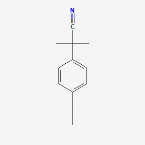 molecular formula C14H19N B2650280 alpha,alpha-Dimethyl-4-tert-butylbenzeneacetonitrile CAS No. 84271-84-1
