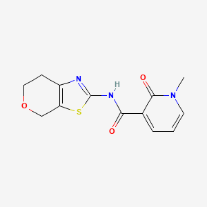 N-(6,7-dihydro-4H-pyrano[4,3-d]thiazol-2-yl)-1-methyl-2-oxo-1,2-dihydropyridine-3-carboxamide