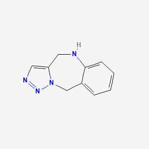 molecular formula C10H10N4 B2650296 3,4,5,9-Tetraazatricyclo[8.4.0.0,3,7]tetradeca-1(14),4,6,10,12-pentaene CAS No. 127933-85-1