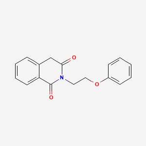 molecular formula C17H15NO3 B2650314 2-(2-phenoxyethyl)isoquinoline-1,3(2H,4H)-dione CAS No. 634166-30-6