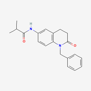molecular formula C20H22N2O2 B2650367 N-(1-benzyl-2-oxo-1,2,3,4-tetrahydroquinolin-6-yl)isobutyramide CAS No. 951471-95-7