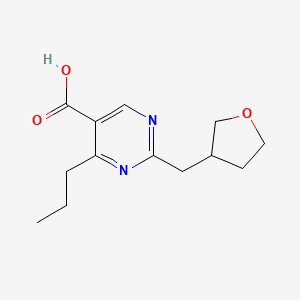 2-(Oxolan-3-ylmethyl)-4-propylpyrimidine-5-carboxylic acid