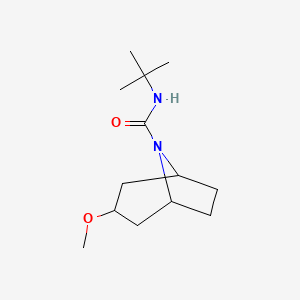 (1R,5S)-N-(tert-butyl)-3-methoxy-8-azabicyclo[3.2.1]octane-8-carboxamide