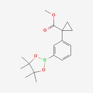 Methyl 1-[3-(4,4,5,5-tetramethyl-1,3,2-dioxaborolan-2-yl)phenyl]cyclopropanecarboxylate