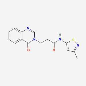 N-(3-methylisothiazol-5-yl)-3-(4-oxoquinazolin-3(4H)-yl)propanamide
