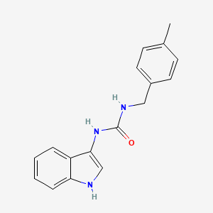 molecular formula C17H17N3O B2650445 1-(1H-indol-3-yl)-3-(4-methylbenzyl)urea CAS No. 941879-01-2