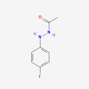 molecular formula C8H9FN2O B2650449 N'-(4-Fluorophenyl)acetohydrazide CAS No. 361364-65-0