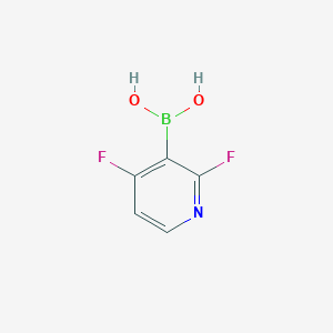 molecular formula C5H4BF2NO2 B2650450 2,4-Difluoropyridine-3-boronic acid CAS No. 1353756-61-2