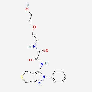 N-[2-(2-hydroxyethoxy)ethyl]-N'-(2-phenyl-4,6-dihydrothieno[3,4-c]pyrazol-3-yl)oxamide