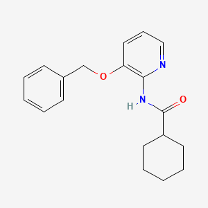 N-(3-phenylmethoxypyridin-2-yl)cyclohexanecarboxamide