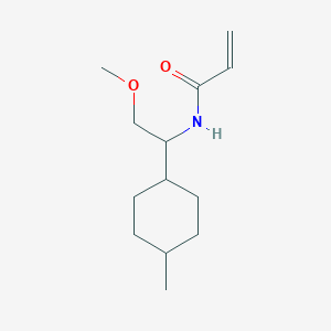 N-[2-Methoxy-1-(4-methylcyclohexyl)ethyl]prop-2-enamide