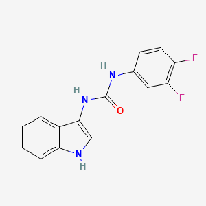 1-(3,4-difluorophenyl)-3-(1H-indol-3-yl)urea