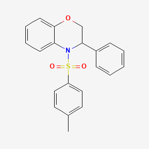 4-(4-Methylphenyl)sulfonyl-3-phenyl-2,3-dihydro-1,4-benzoxazine