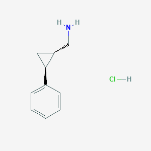 [(1S,2S)-2-phenylcyclopropyl]methanamine hydrochloride