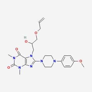 7-(3-(allyloxy)-2-hydroxypropyl)-8-(4-(4-methoxyphenyl)piperazin-1-yl)-1,3-dimethyl-1H-purine-2,6(3H,7H)-dione