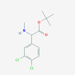Tert-butyl 2-(3,4-dichlorophenyl)-2-(methylamino)acetate