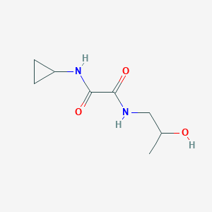 molecular formula C8H14N2O3 B2650738 N1-cyclopropyl-N2-(2-hydroxypropyl)oxalamide CAS No. 920375-00-4