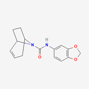 (1R,5S)-N-(benzo[d][1,3]dioxol-5-yl)-8-azabicyclo[3.2.1]oct-2-ene-8-carboxamide