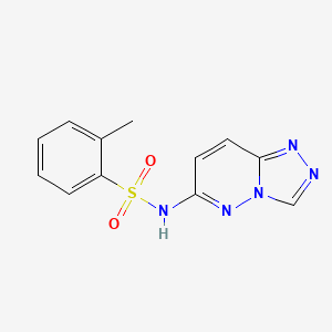 N-([1,2,4]triazolo[4,3-b]pyridazin-6-yl)-2-methylbenzenesulfonamide
