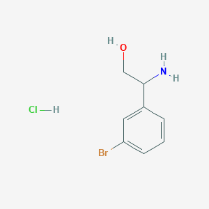 B2650753 2-Amino-2-(3-bromophenyl)ethan-1-ol hydrochloride CAS No. 1421603-70-4; 188586-75-6