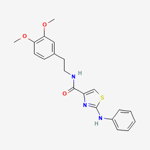 N-(3,4-dimethoxyphenethyl)-2-(phenylamino)thiazole-4-carboxamide