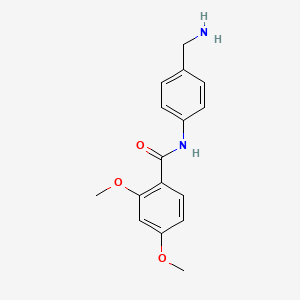 N-[4-(Aminomethyl)phenyl]-2,4-dimethoxybenzamide