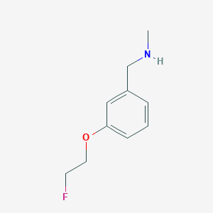 1-[3-(2-Fluoroethoxy)phenyl]-N-methylmethanamine