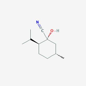 (1R,2S,5R)-1-Hydroxy-5-methyl-2-propan-2-ylcyclohexane-1-carbonitrile