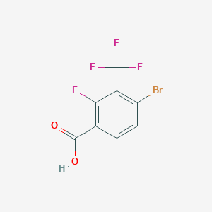 4-Bromo-2-fluoro-3-(trifluoromethyl)benzoic acid