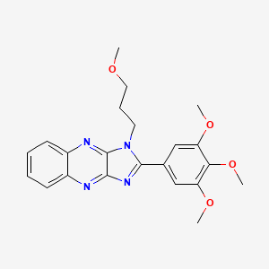 1-(3-methoxypropyl)-2-(3,4,5-trimethoxyphenyl)-1H-imidazo[4,5-b]quinoxaline