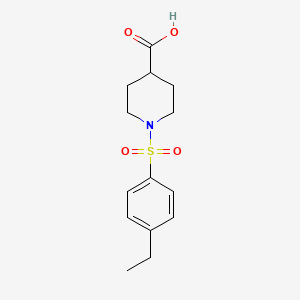 1-[(4-Ethylphenyl)sulfonyl]piperidine-4-carboxylic acid