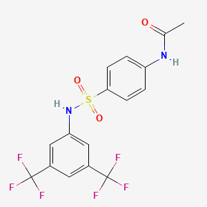 N-(4-(((3,5-Bis(trifluoromethyl)phenyl)amino)sulfonyl)phenyl)ethanamide