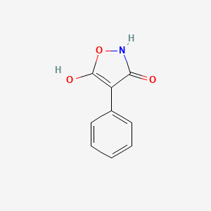 molecular formula C9H7NO3 B2650973 4-Phenylisoxazole-3,5-diol CAS No. 36190-14-4