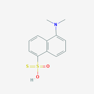molecular formula C12H13NO2S2 B026510 5-Dimethylamino-1-naphthalenethiosulfonate CAS No. 111076-74-5