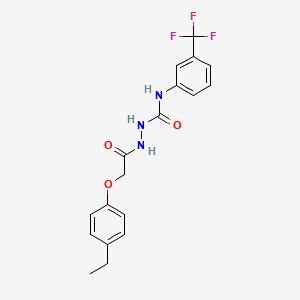 1-(2-(4-Ethylphenoxy)acetyl)-4-(3-trifluoromethylphenyl)semicarbazide