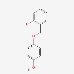 molecular formula C13H11FO2 B2651125 4-[(2-Fluorophenyl)methoxy]phenol CAS No. 1094247-88-7