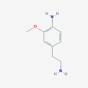 molecular formula C9H14N2O B2651255 4-(2-Aminoethyl)-2-methoxyaniline CAS No. 180149-06-8