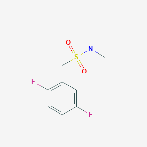 molecular formula C9H11F2NO2S B2651358 1-(2,5-Difluorophenyl)-N,N-dimethylmethanesulfonamide CAS No. 1263276-78-3