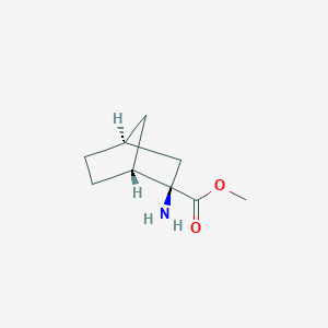 molecular formula C9H15NO2 B2651393 Rac-methyl (1r,2r,4s)-2-aminobicyclo[2.2.1]heptane-2-carboxylate CAS No. 1993286-47-7