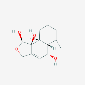 molecular formula C15H24O4 B026514 Pereniporin A CAS No. 103244-42-4