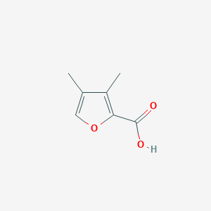 molecular formula C7H8O3 B2651421 3,4-Dimethylfuran-2-carboxylic acid CAS No. 78405-59-1